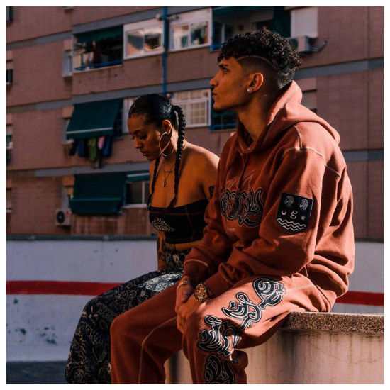 Grimey Ανδρικό παντελόνι φόρμας Fire Route Sweatpants